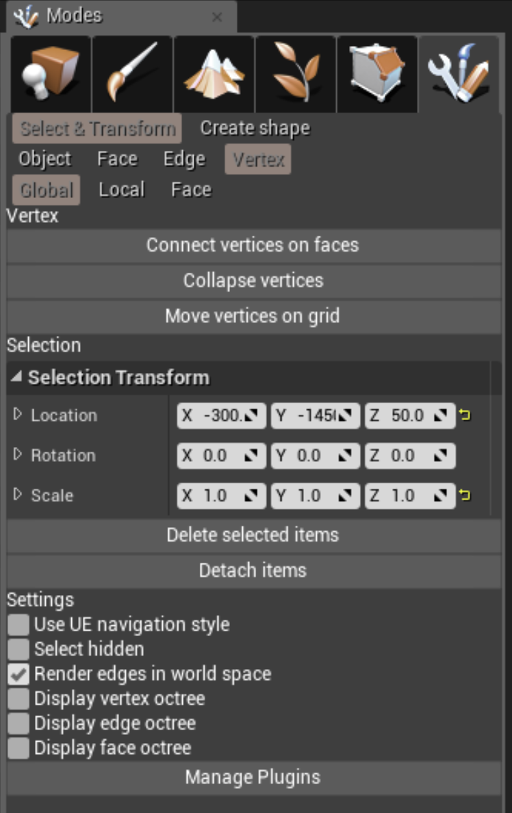 vertex-panel